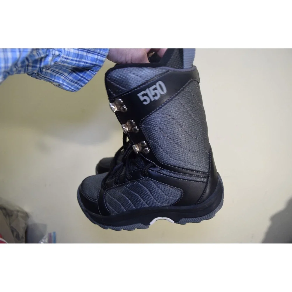 5150 Fifty One Fifty BRIGADE Snowboard Boots Black Lace Up LITTLE BOYS GIRLS 1